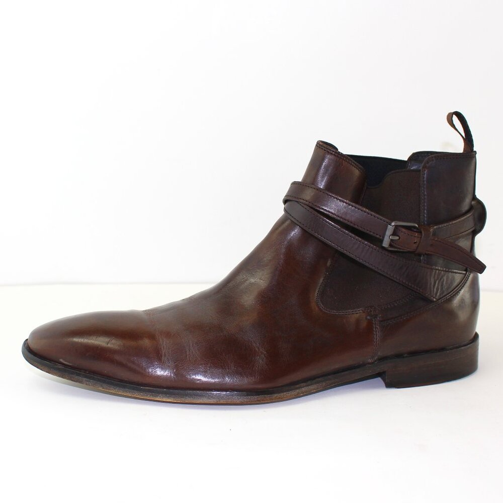 Hugo Boss Leather Ankle Boots (US 8.5/EU 42)